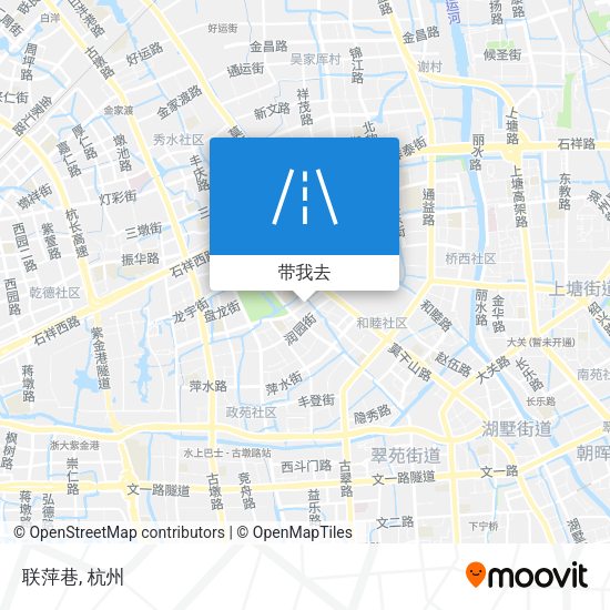 联萍巷地图
