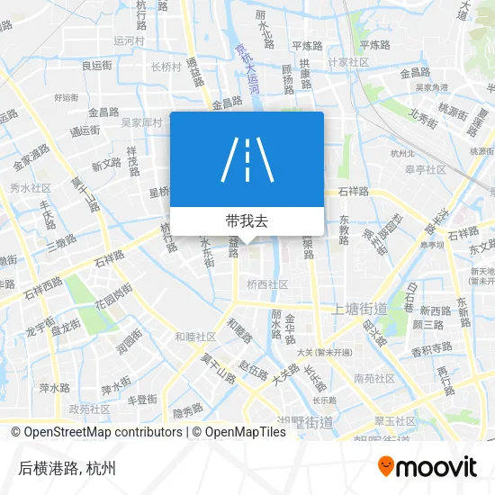 后横港路地图