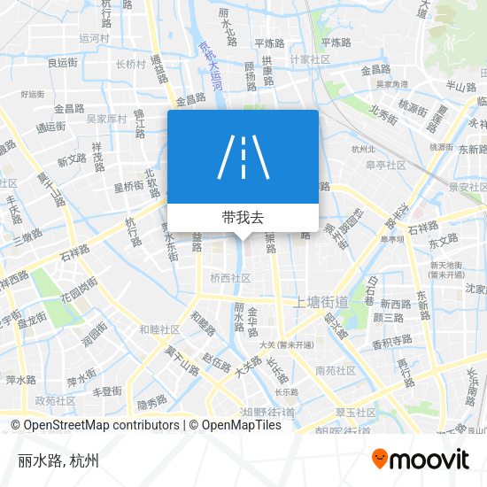 丽水路地图