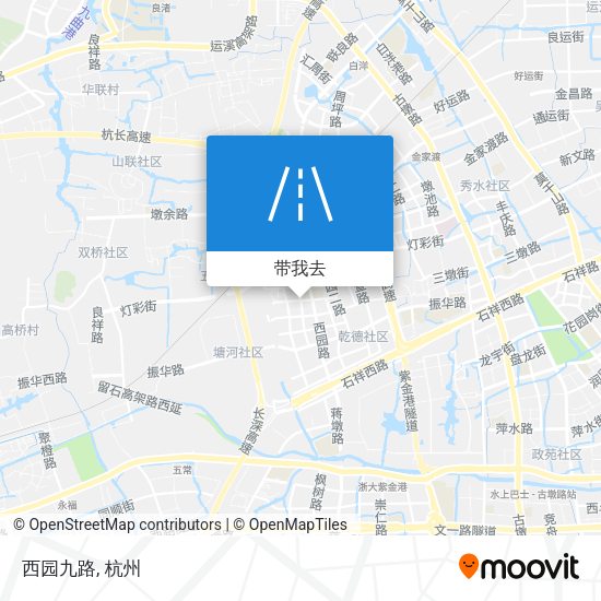 西园九路地图