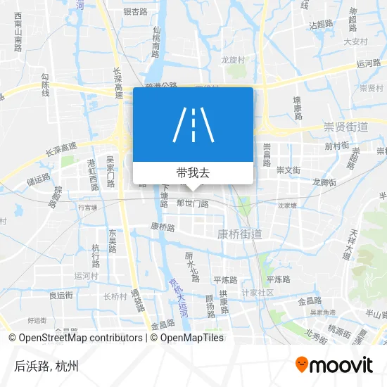 后浜路地图