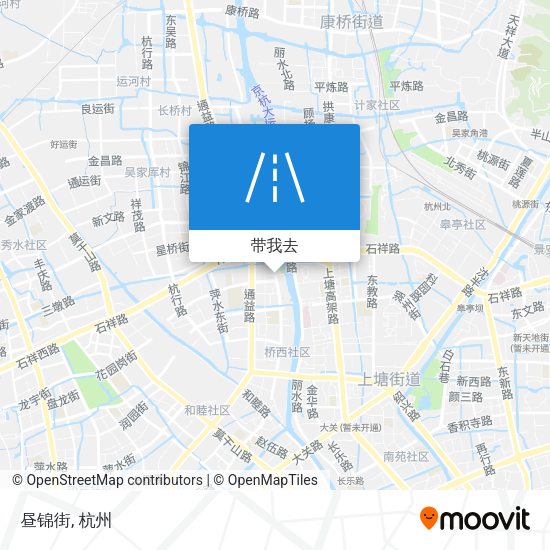 昼锦街地图