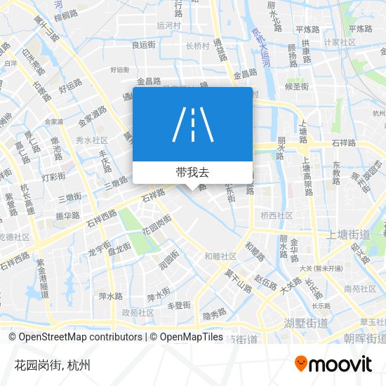 花园岗街地图