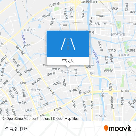 金昌路地图