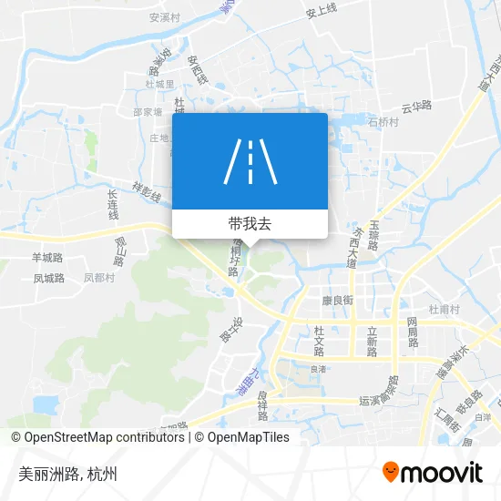 美丽洲路地图