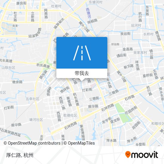 厚仁路地图