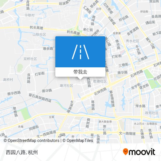 西园八路地图