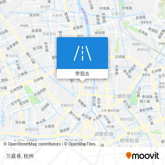 兰庭巷地图