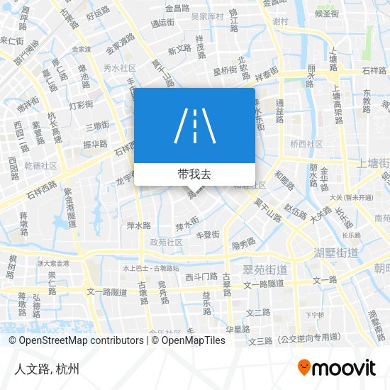 人文路地图