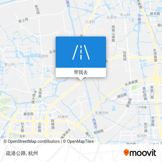 疏港公路地图
