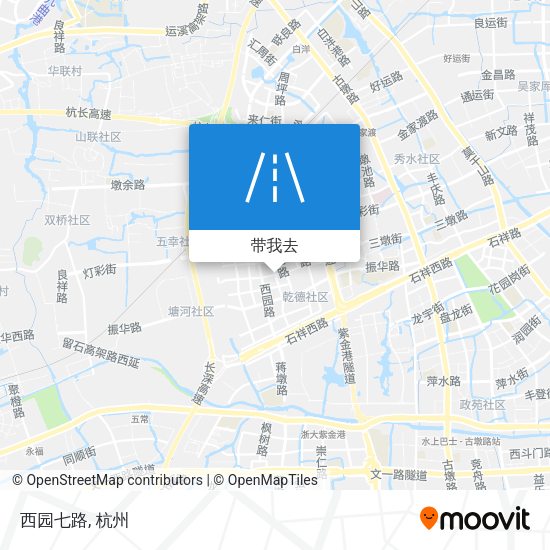 西园七路地图