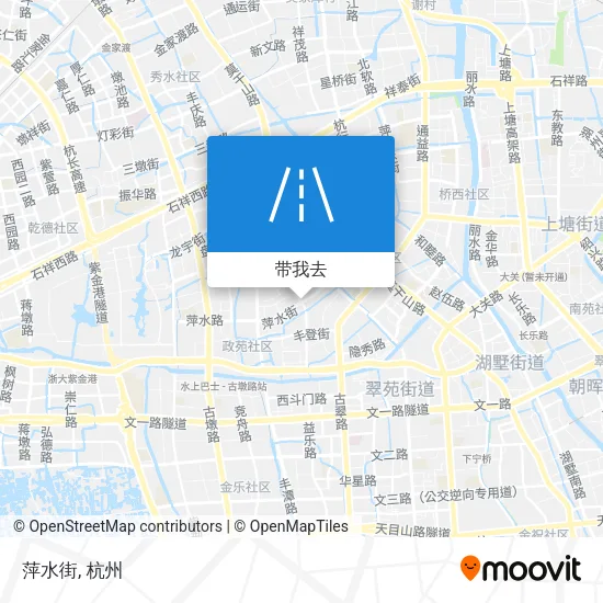 萍水街地图