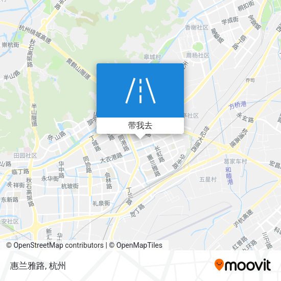 惠兰雅路地图