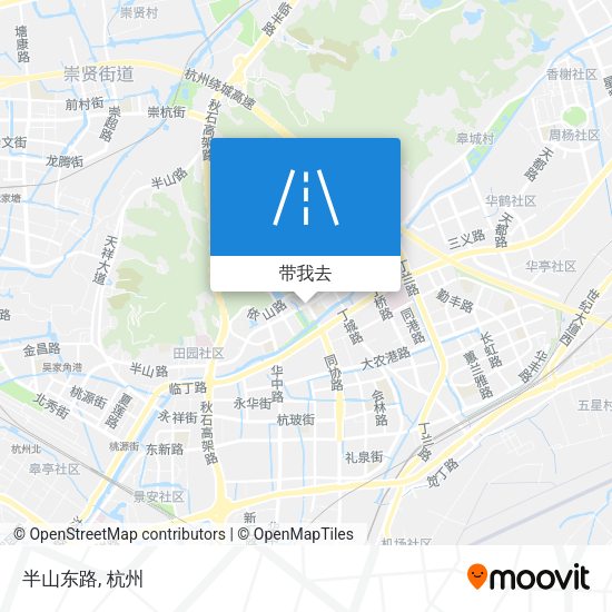 半山东路地图
