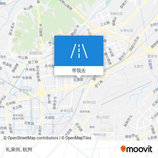 礼泉街地图