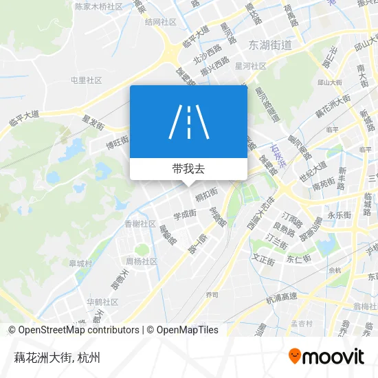 藕花洲大街地图