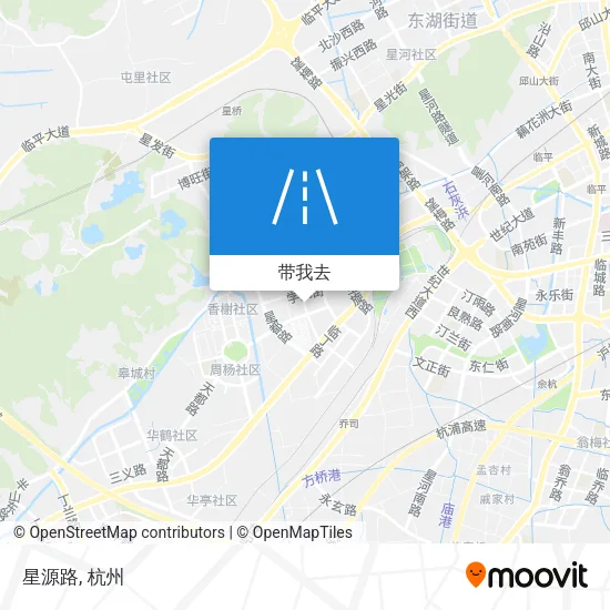 星源路地图