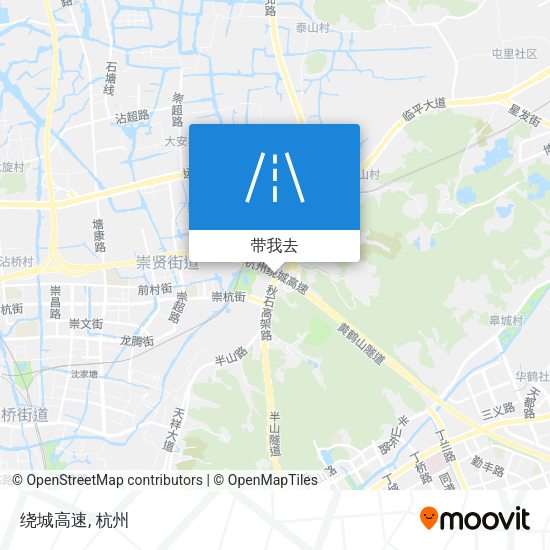 绕城高速地图
