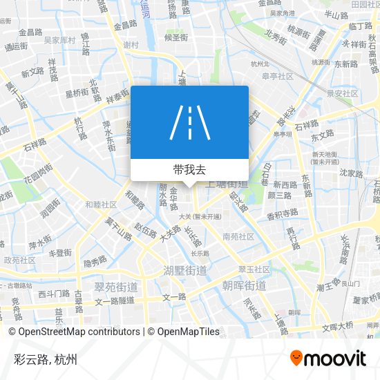 彩云路地图