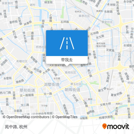 苑中路地图