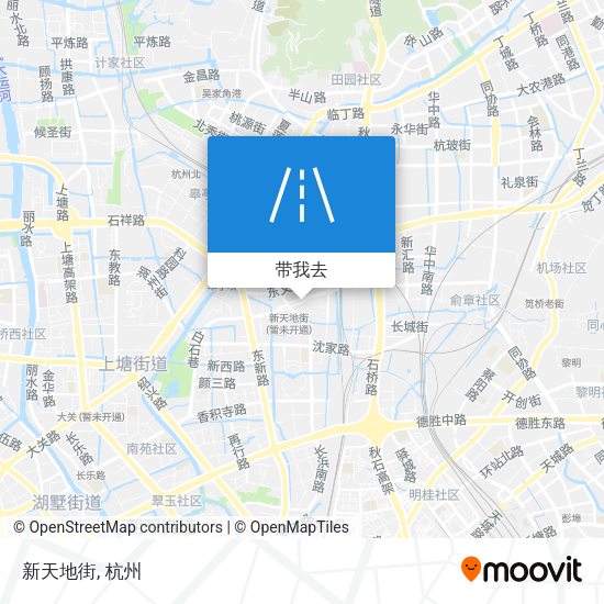 新天地街地图
