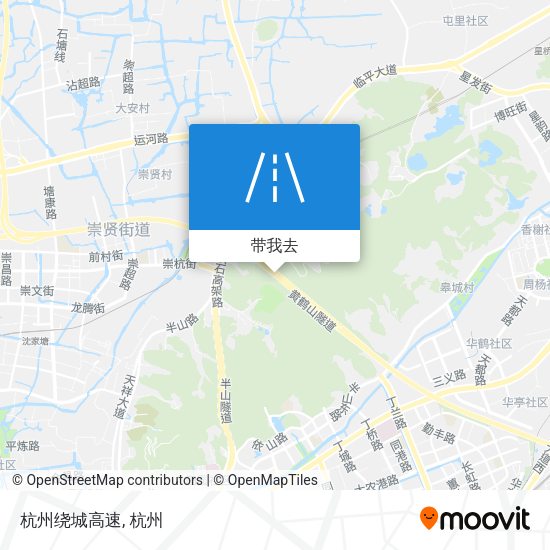 杭州绕城高速地图