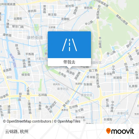 云锦路地图