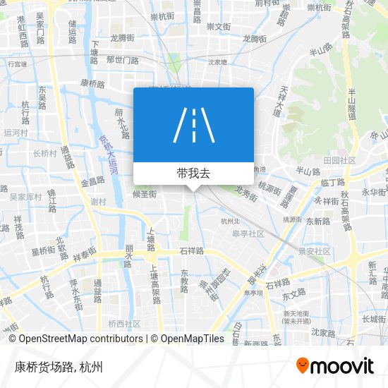 康桥货场路地图