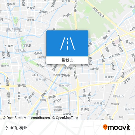 永祥街地图