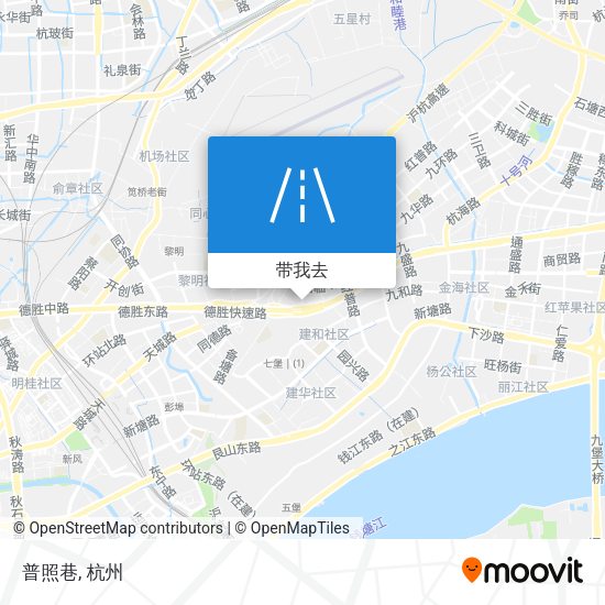 普照巷地图