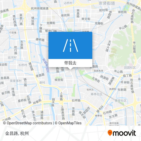 金昌路地图