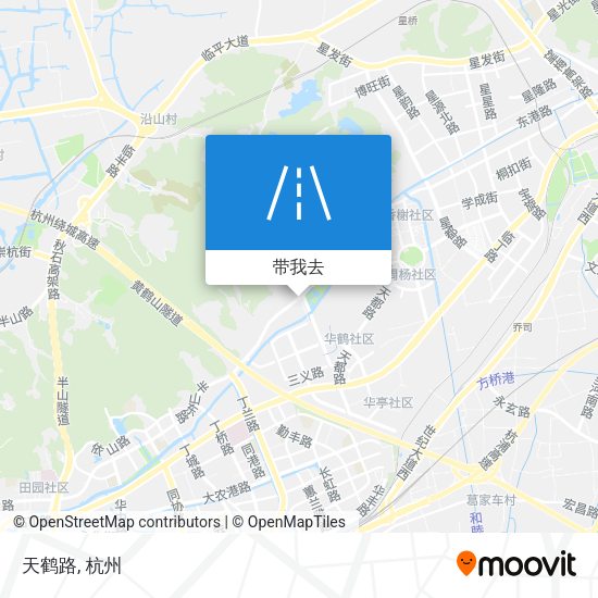 天鹤路地图