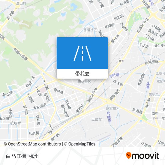 白马庄街地图