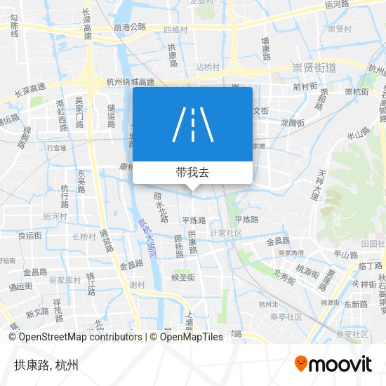 拱康路地图