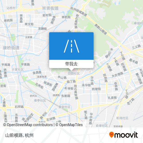 山前横路地图