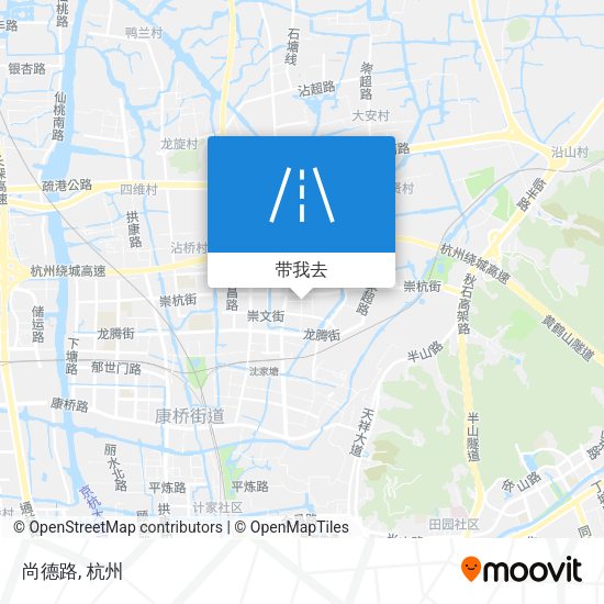 尚德路地图
