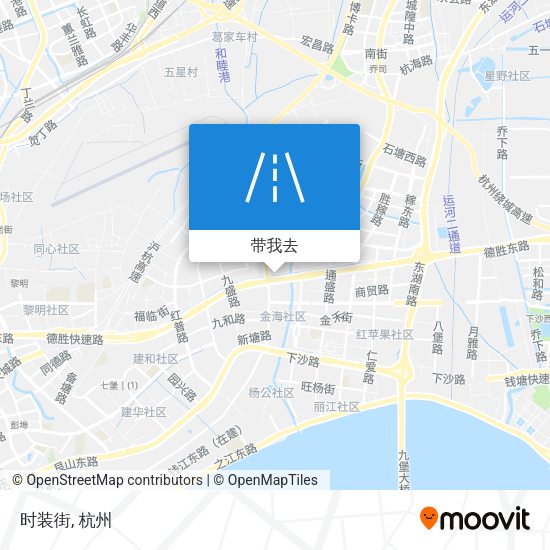 时装街地图
