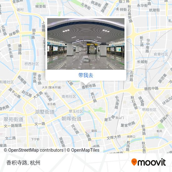 香积寺路地图
