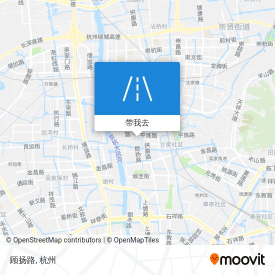 顾扬路地图