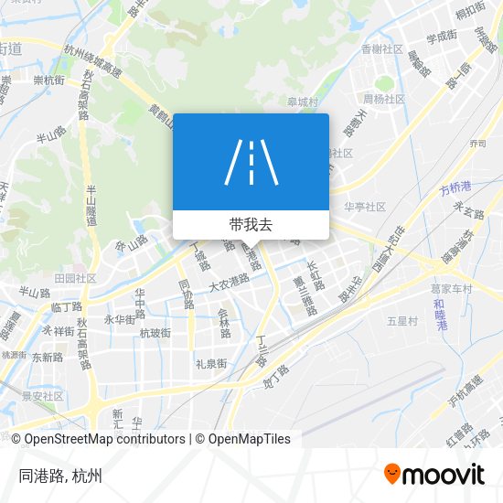 同港路地图