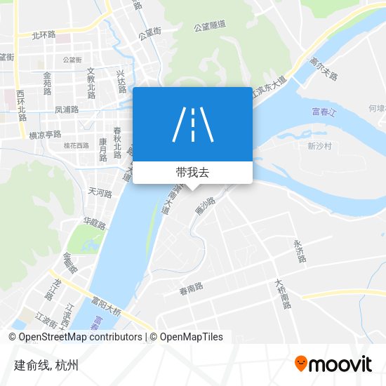建俞线地图