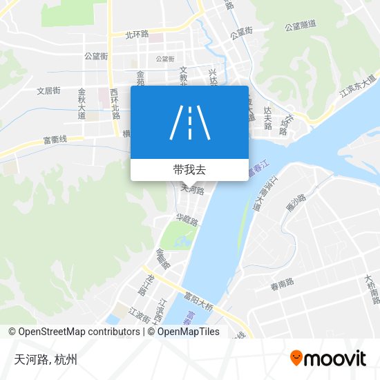 天河路地图