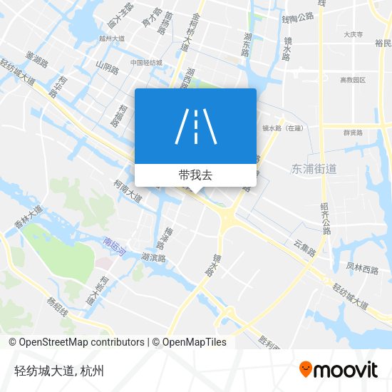 轻纺城大道地图