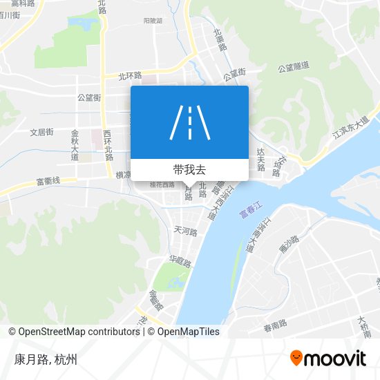 康月路地图