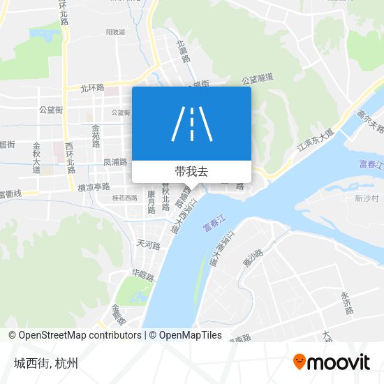 城西街地图