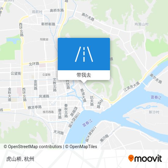 虎山桥地图
