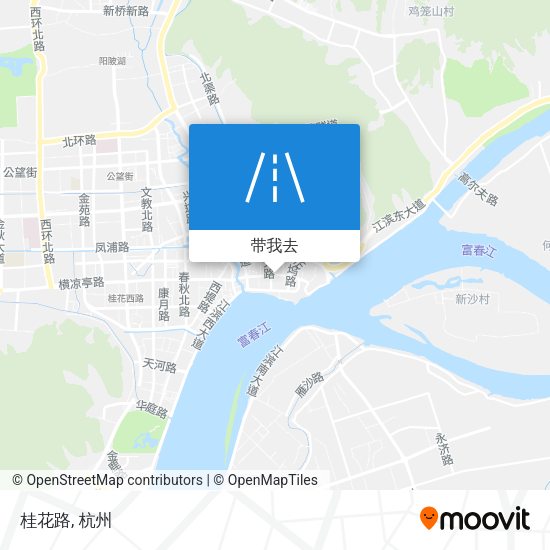 桂花路地图