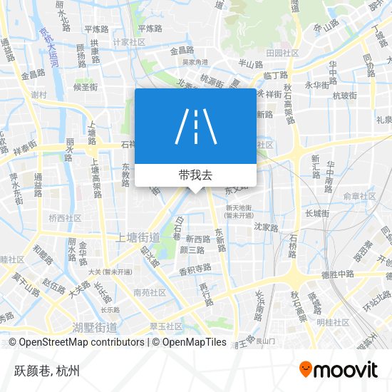 跃颜巷地图