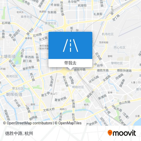 德胜中路地图