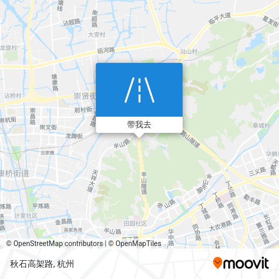 秋石高架路地图